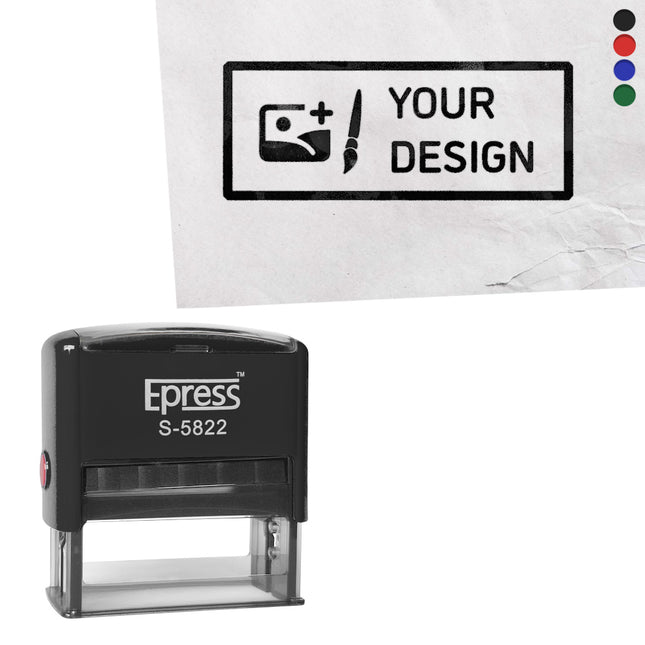 Custom self-inking stamp 58x22- 1 pc