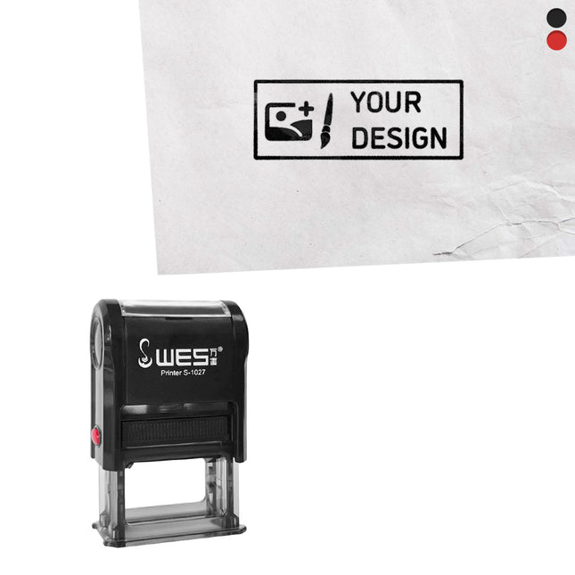 Custom stamp 27x10mm - 1 pc
