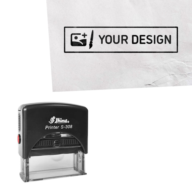 Custom stamp 45x10mm - 1 pc