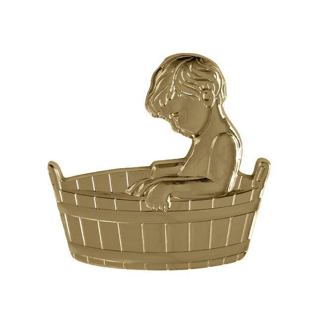 Restroom sign boy in bath - 1 pc