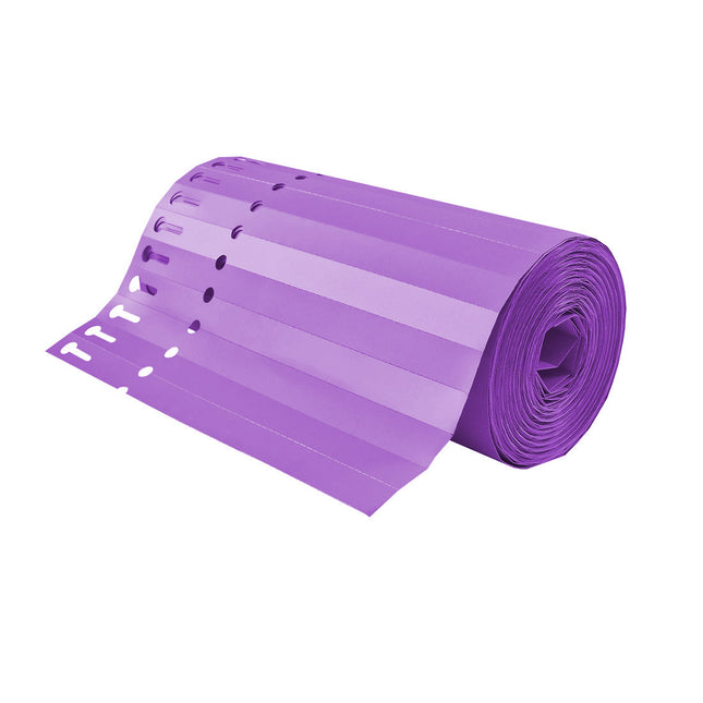 Loop-lock labels purple HDPE 200x13mm