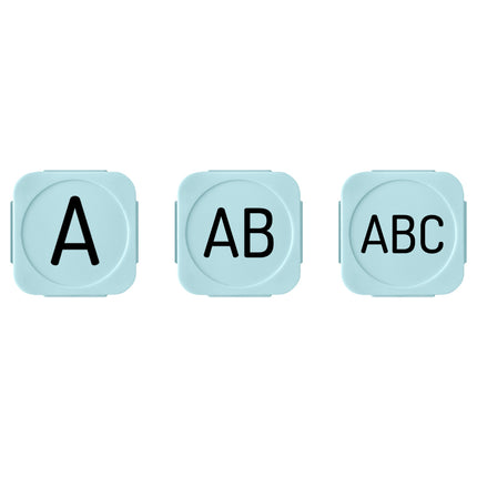Custom letters break-off tokens - 100 pcs