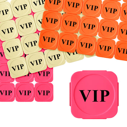 Plastic break-off tokens VIP - 100 pcs