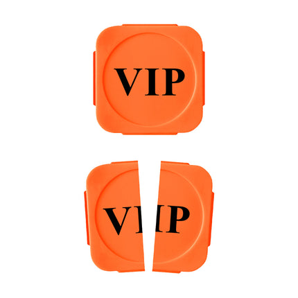 Plastic break-off tokens VIP - 100 pcs
