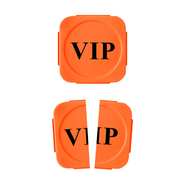 Plastic break-off tokens VIP - 100 pcs
