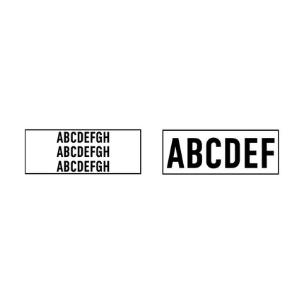 Custom self-inking text stamp 58x22- 1 pc