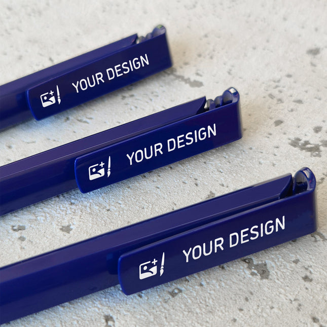 Personalized pen with logo white - 1 pc