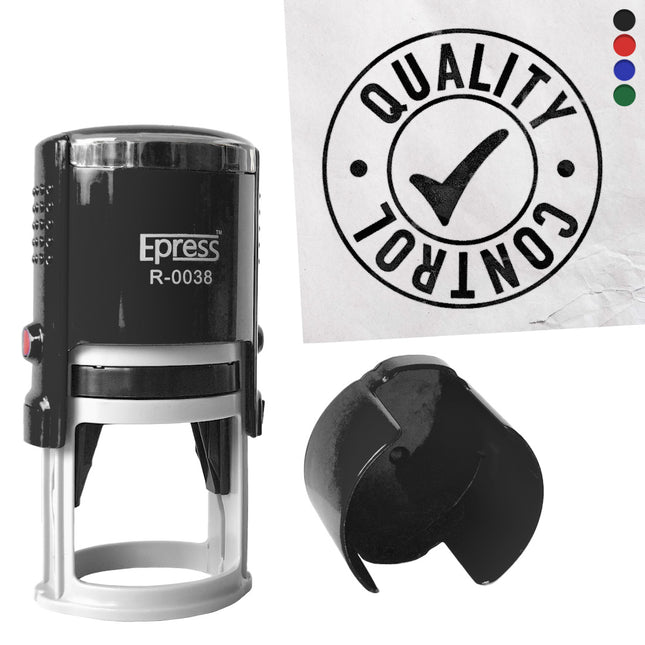 Quality control stamp Ø38mm imprint - 1 pc