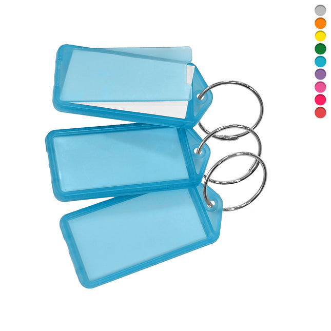 Large flip-open key tags 60 x 27 mm – 100 pcs