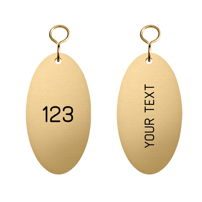 Custom Sablon hotel keychain 45x85mm - 1 piece