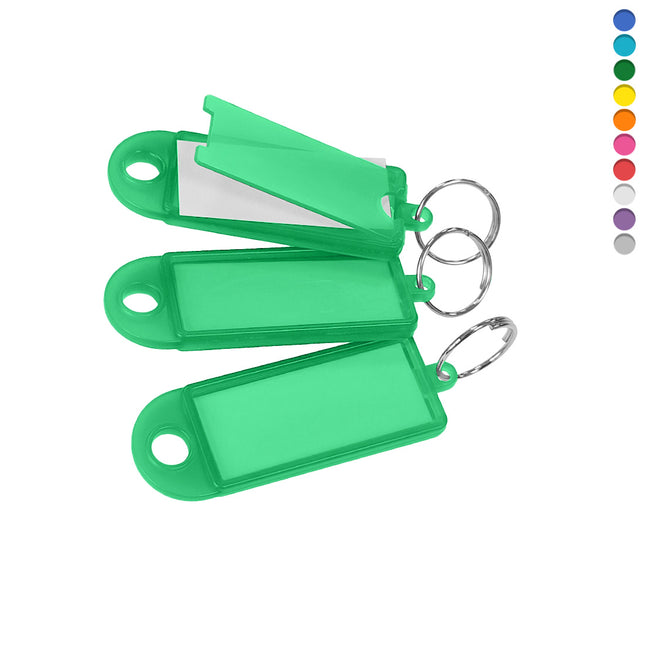 Flip-open key tag 60 x 22 mm – 100 pcs