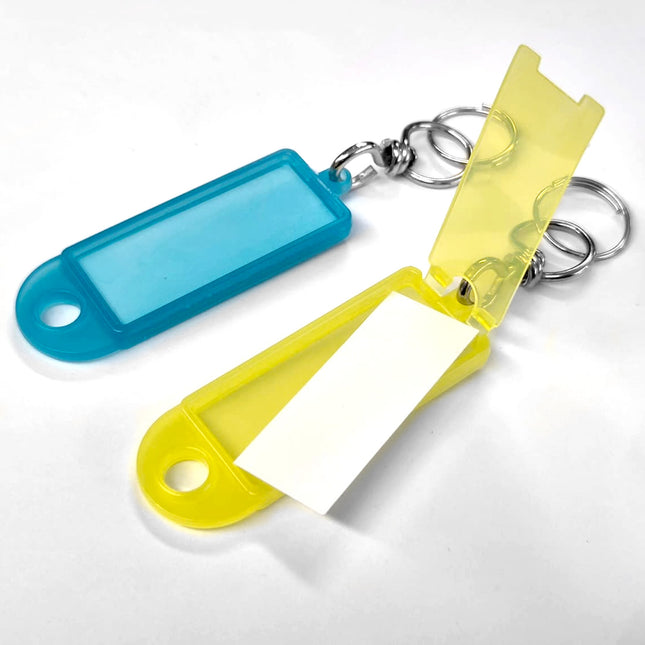 Color mix flip-open key tag 60 x 22 mm – 100 pcs