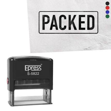Packed stamp 58x22mm imprint - 1 pc