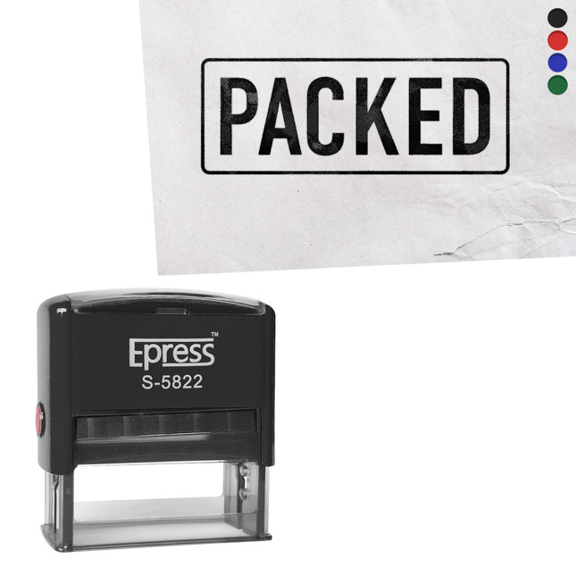 Packed stamp 58x22mm imprint - 1 pc