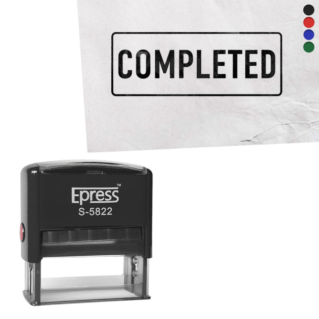 Completed stamp 58x22mm imprint - 1 pc