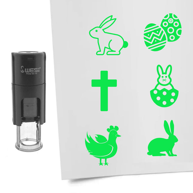 Stempelset Ostern Ø10mm rund