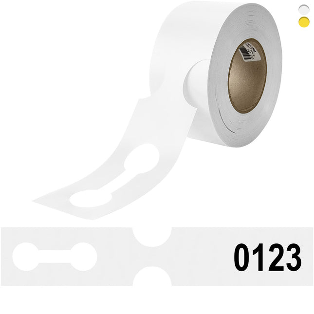 Numbered loop-lock labels HDPE 400x75mm
