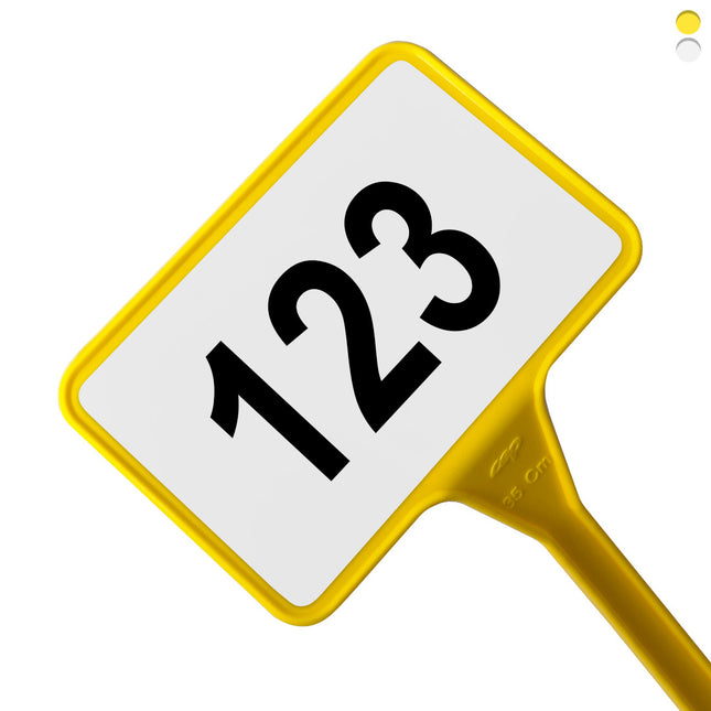 Plant marker 350x95mm with custom numbering - 1 pc