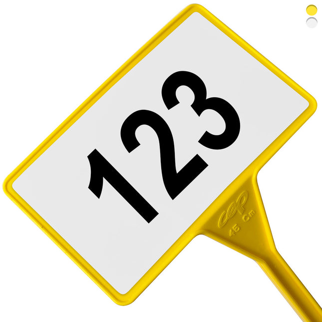 Plant marker 450x160mm with custom numbering - 1 pc