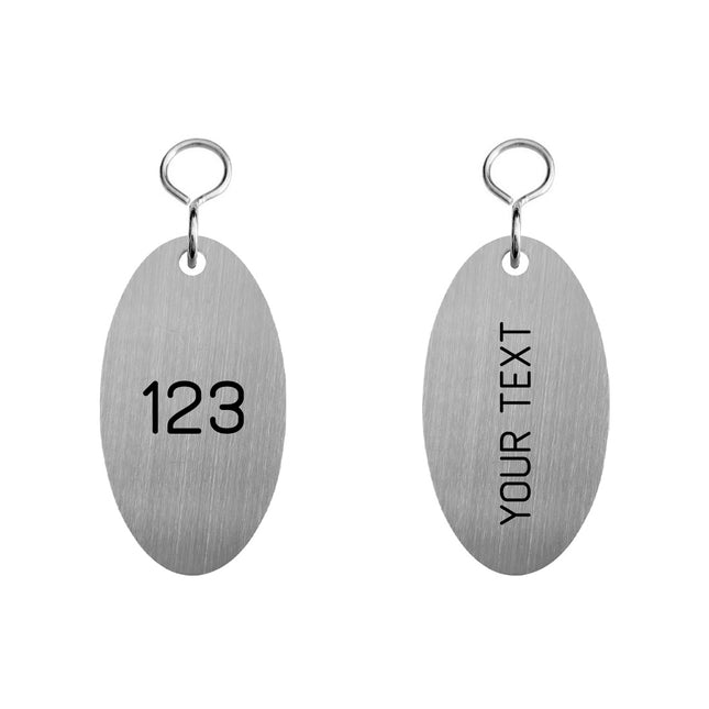 Marché hotel keychain 37x67mm engraved - 1 pc