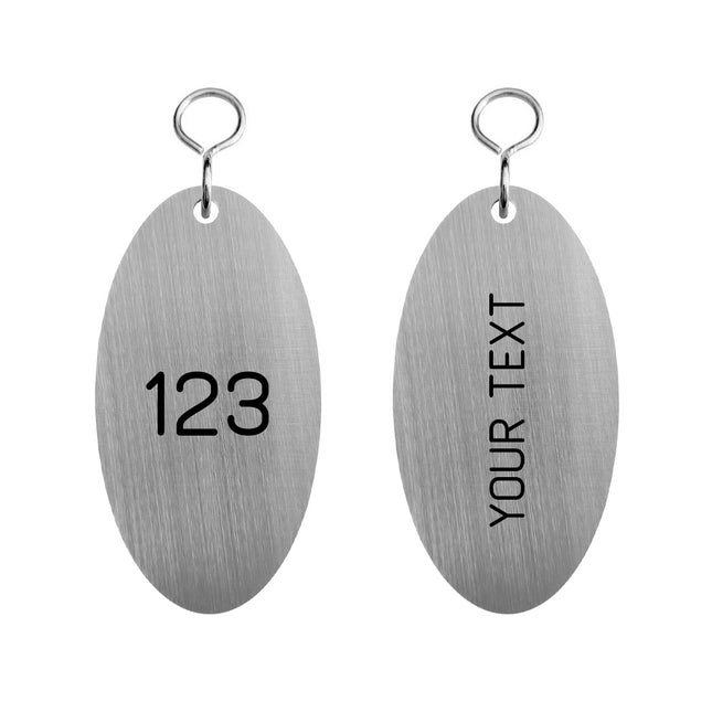 Marché hotel keychain 45x85mm engraved - 1 pc