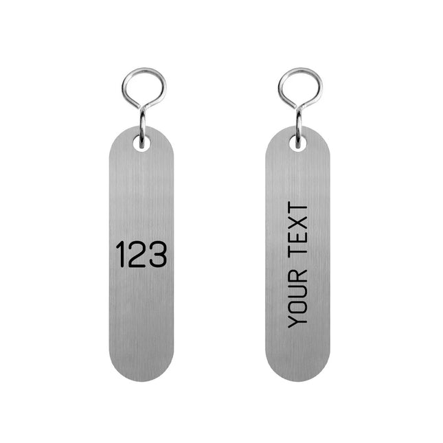 Chasse hotel keychain 20x78mm engraved - 1 pc
