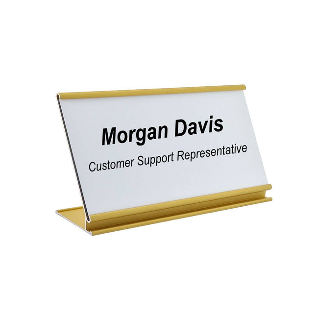 Custom name plate Royale gold - 1 pc