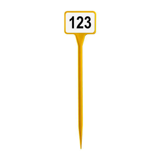 Plant marker 300x70mm with custom numbering - 1 pc